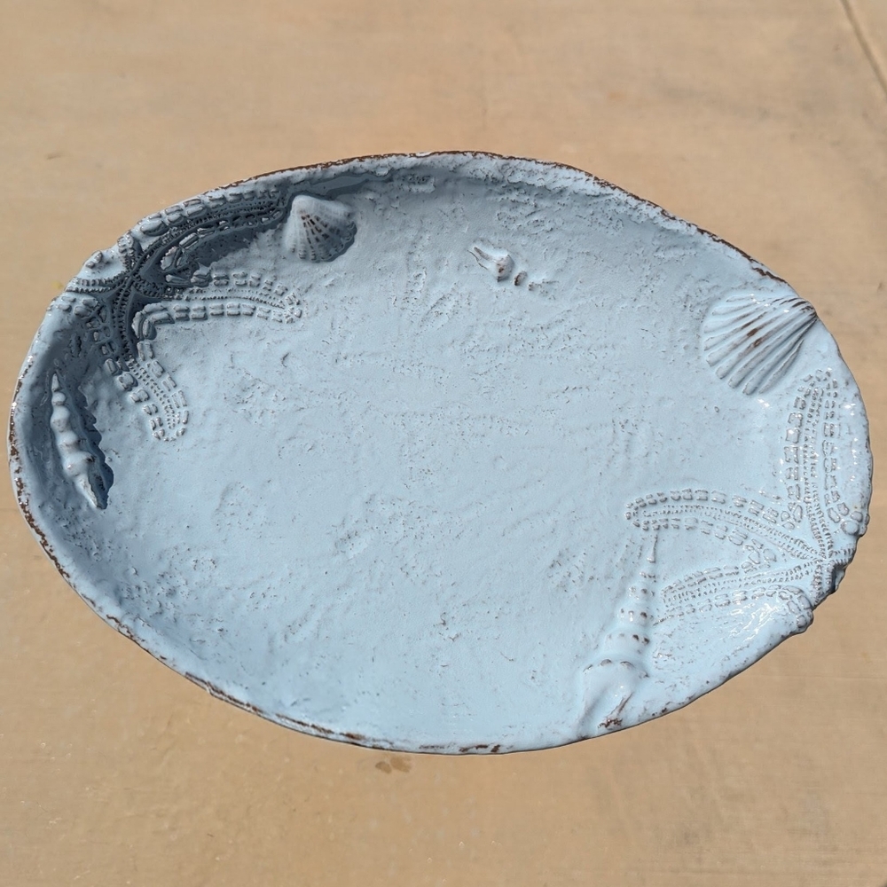 Arte Italica Marina Blue Large Oval Platter